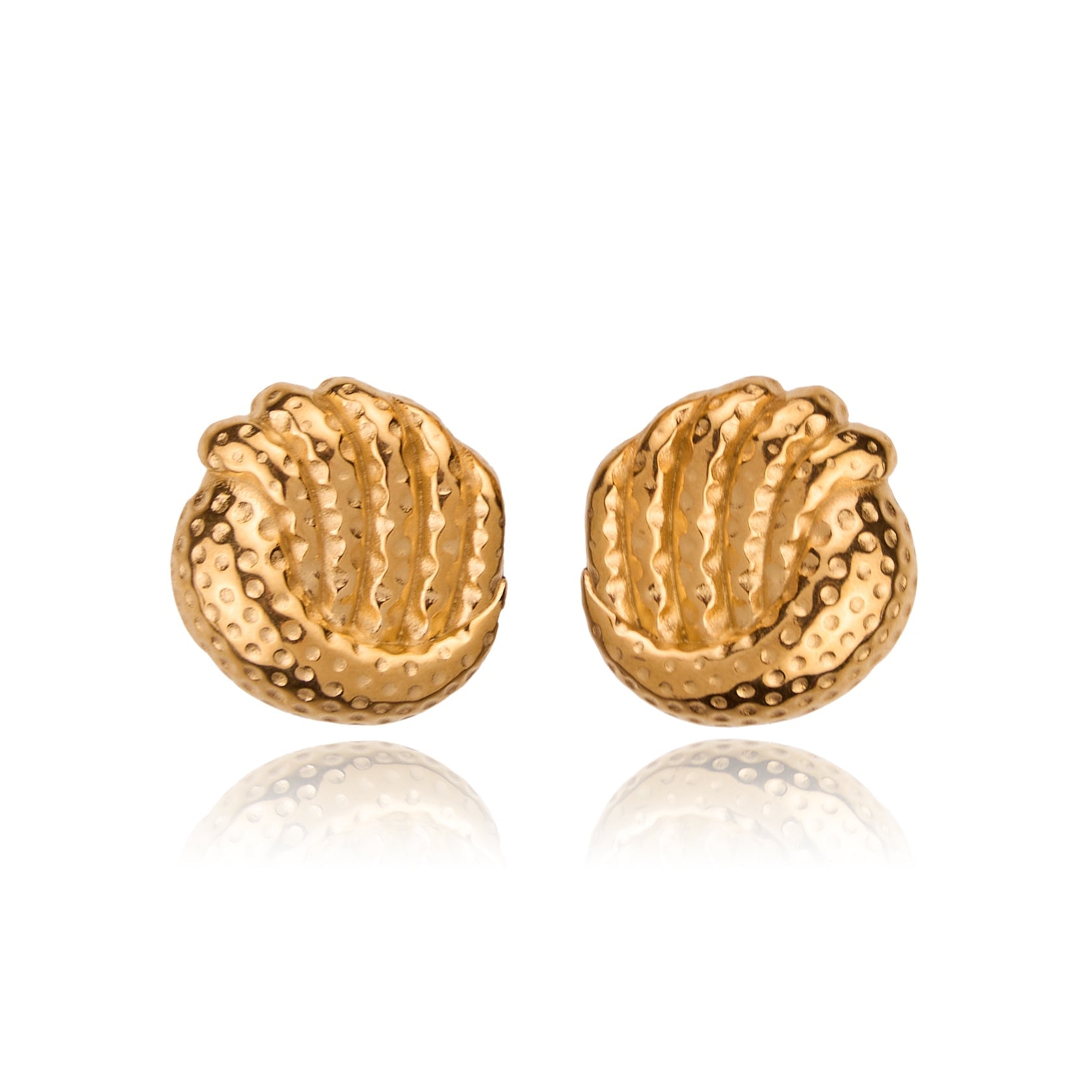 Zuri Gold Plated Statement Earrings